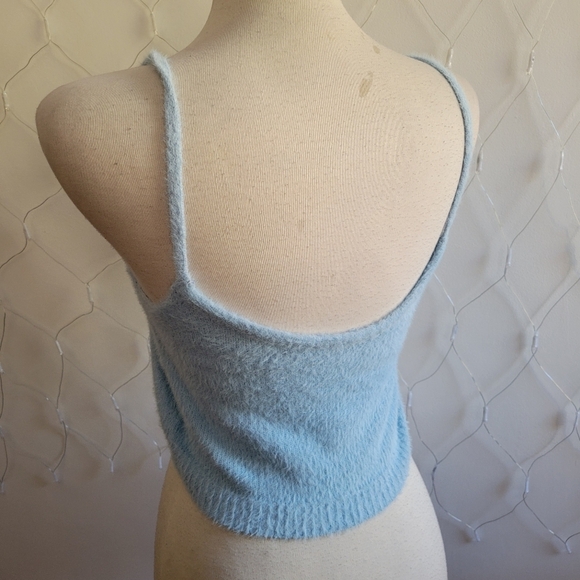 Miss Sparkling 2 Pc Sweater Set / New Tank & Cardigan / Furry / Fits Small Best - Picture 7 of 7